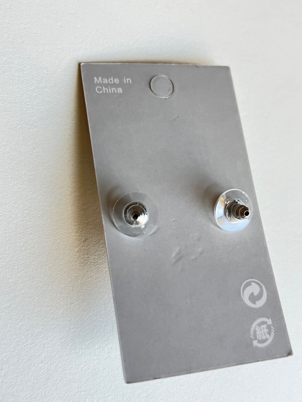 Cos Silver Tone Earring Posts - Picture 3 of 3